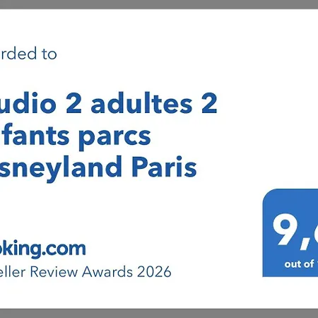2 Adultes 2 Enfants Parcs Disneyland Paris Apartamento Montévrain